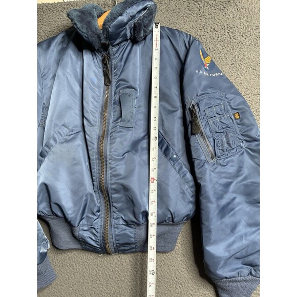 Vintage Alpha Industries B-15C Flying Bomber Jacket Mens Small USAF Military - Picture 16 of 16